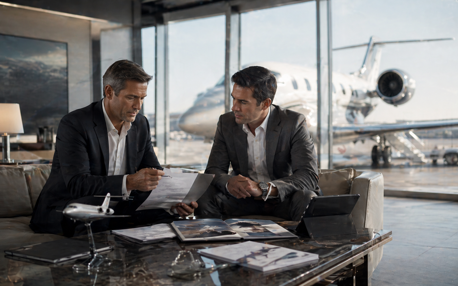 Aircraft leasing procurement and commercial aviation sourcing support